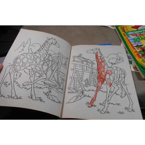 Kids Coloring Book/Drawing Lot: Stickers, Crayons, Coloring Books, Pencil Box - Picture 16 of 16